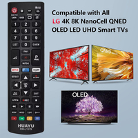 Control Remoto Universal HUAYU RM-L1379 de Código Fijo, Material ABS, para Todos los Modelos de TV LED, LCD, OLED, Smart TV, Repuesto
