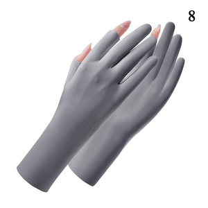 Gants mi-doigts <span class=keywords><strong>anti</strong></span>-<span class=keywords><strong>UV</strong></span>, protection contre les rayons <span class=keywords><strong>UV</strong></span>, gants fins sans doigts, <span class=keywords><strong>mitaines</strong></span> pour la conduite en plein air, écran solaire - Product Image 5