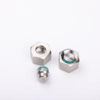 Bouchon d'étanchéité hexagonal femelle en acier inoxydable avec joint torique et filetage interne, résistant à la corrosion, pour raccord hydraulique
