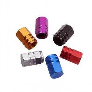 Auto Rad Reifen ventil Vorbau kappen Aluminium Reifen Felgen schaft Abdeckungen Airdust Wasserdicht für Auto Motorrad Auto Zubehör - Product Image 1