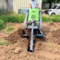 Mini-chargeuse compacte sur chenilles avec livraison gratuite, moteur Euro 5 CE EPA, pelle hydraulique avant pour ferme, chargeuse diesel, chargeuse sur chenilles pour jardin