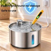Distributeur d'eau intelligent sans fil pour chats, grande capacité 8L, avec capteur, construction en acier inoxydable 304, filtration multi-étapes