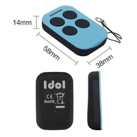 Télécommande universelle multifréquence pour portail de garage 280-868 MHz 4 en 1 pour tous les codes fixes et certains codes à code tournant