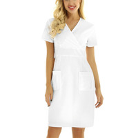 Uniformes de Enfermera Blancos de Fábrica, Diseños de Uniformes Médicos para Venta, Tipo Doctor