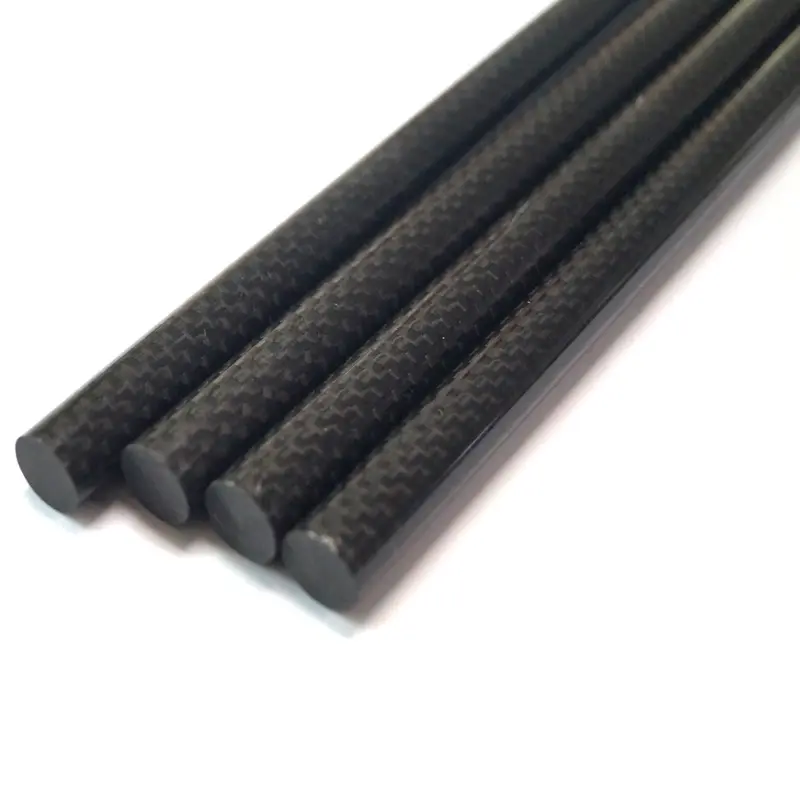 500mm Carbon Fiber Strip Solid Rod Shaft Square Tube Flat Bar For RC Airplane 