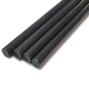 1m Carbon Rods 2mm-10mm/CFK Fiber Rods Carbon Fibre Round Rod 1000mm Rod
