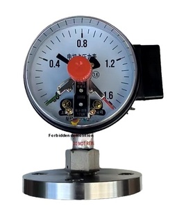 स्टेनलेस स्टील डायाफ्राम दबाव गेज इलेक्ट्रिक संपर्क सदमे-प्रतिरोधी कम दबाव स्विच ऊपरी और निचली सीमा - Product Image 4