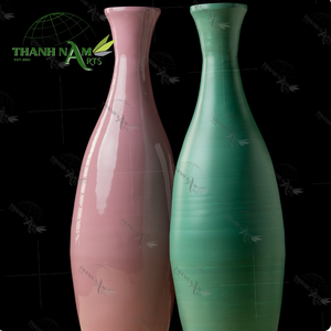 Jarrón de bambú radiante ecológico hecho a mano, contenedor de arreglo floral de mesa rústico minimalista para decoración del hogar o regalo - Product Image 1