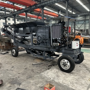 Concasseur mobile à haut rapport de réduction, sortie réglable 0-5 mm (sable) ou 40 mm (<span class=keywords><strong>gravier</strong></span>), sans grille, anti-colmatage, pour roches et pierres - Product Image 2