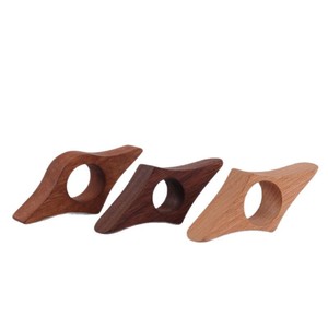 Anillo para prensar libros de madera maciza, 8,5x3,5x1 mm, madera de haya y nogal negro, reutilizable, estilo clásico, moderno y sencillo - Product Image 5