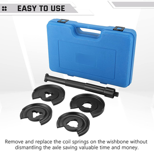 Compresor de resorte de suspensión de 5 piezas, herramientas de reparación de ejes, acero chapado en cadmio, Compatible con <span class=keywords><strong>Mercedes</strong></span> Benz - Product Image 6