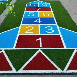 Gazon artificiel pour terrain de football de maternelle, tapis en herbe <span class=keywords><strong>synthétique</strong></span>, gazon vert, surface de jeu intérieure et extérieure - Product Image 1