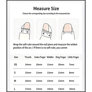 Uñas Postizas Cortas Cuadradas Ovaladas Hechas a Mano, Color Caramelo, Diseño 3D de Flores, Arcoíris, Pájaros y Corazones, Uñas Postizas Reutilizables y Lindas al por Mayor - Product Image 5
