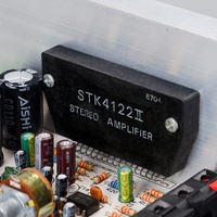 DX-0408 papan Amplifier Stereo Audio saluran 2.0 AC15V-18V ganda 50W + 50W modul Speaker Amplifier seri Film tebal STK