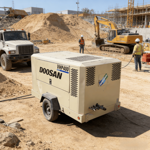 Compresseur d'air à vis diesel d'occasion Doo-san Inger-soll Rand VHP400 400 CFM 14 bar avec <span class=keywords><strong>moteur</strong></span> 6 cylindres - Product Image 5