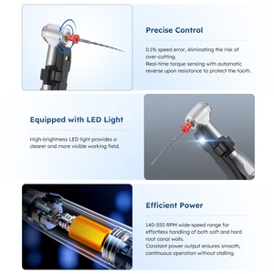 Motore Endodontico Dentale ad Alta Luminosità per Attrezzature Mediche 	 Motore Endodontico Wireless Dentale con Luce LED 16:1 - Product Image 3