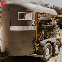 Remorque alimentaire personnalisée, Bar Portable, camion de glace, chariot de vente de jus de fruit, remorque de Bar Mobile, remorque de cheval, camion de nourriture