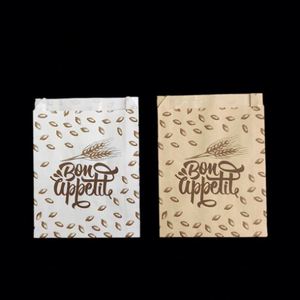 Bolsas de Papel Kraft Blancas Mini para Panadería, Reciclables y de Uso Industrial para Alimentos, Bocadillos, Pasteles, Hamburguesas, Bolsas de Regalo - Product Image 4