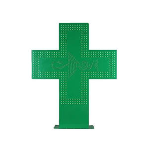 Letrero publicitario eléctrico superbrillante, señalización cruzada médica LED para farmacia, farmacia - Product Image 4