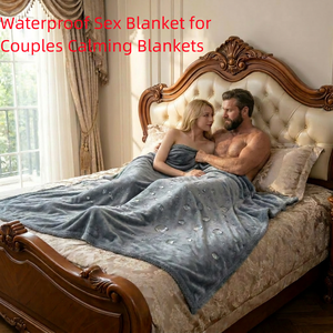 Manta de Sherpa de Doble Cara, Suave y Cálida, Impermeable, para Adultos, Regalo, Mantas para Parejas - Product Image 5