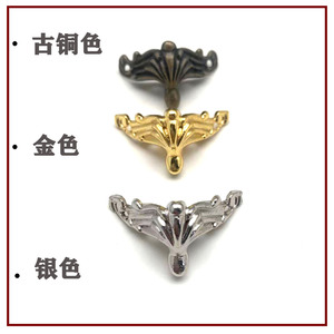 Furniture Leg Zinc Alloy Traditional Design Cabinet <b>Corner</b> Feet Easy Installation - Product Image 3