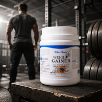 Poudre hyperprotéinée pour la prise de masse musculaire, soutien à la récupération post-entraînement, nutrition sportive, saveur vanille, boisson en poudre