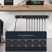Multiprise industrielle JINQIAO 2M avec protection contre les surcharges, interrupteur 15A, pour armoire PDU, norme américaine