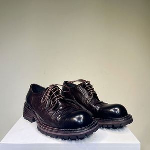 Chaussures Derby montantes pour hommes à lacets, décontractées d'été, à semelle épaisse antidérapante, rehaussantes, en cuir, vente en gros - Product Image 3