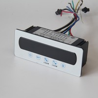 El controlador de pantalla digital sensible al tacto ATC-04 gestiona 5 funciones: refrigeración, iluminación, ventilación, descongelación y desempañado.