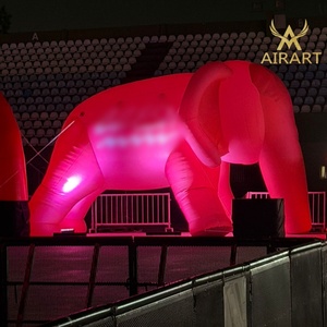 Ours géant gonflable rose pour décoration <span class=keywords><strong>de</strong></span> <span class=keywords><strong>rue</strong></span> avec éclairage LED - Product Image 5