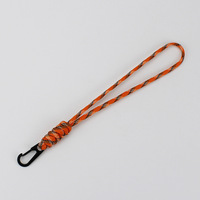 Heavy Duty Paracord cou lanière collier sifflets sangle tressé 550 porte-clés lanière pour hommes femmes activités de plein air
