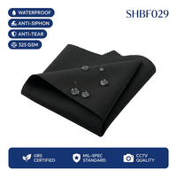 Tissu tissé Cordura 100% nylon 325GSM, imperméable, anti-déchirure, anti-siphon, revêtement PU DWR de qualité C6, matériau pour sacs tactiques OEM