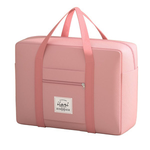 Travel <b>Storage</b> Bag Rectangle Pink Waterproof Foldable <b>Clothes</b> Organizer For Travel Moving Luggage - Product Image 5