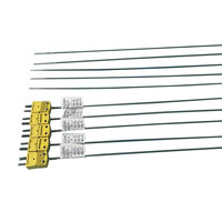 Capteur thermocouple isolé minéral avec prise 2/4/6 fils conducteurs câbles et assemblages de câbles