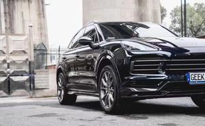 Fibre de carbone pour <span class=keywords><strong>Porsche</strong></span> <span class=keywords><strong>Cayenne</strong></span> S coupé pour pare-chocs avant lèvre jupe latérale Kit de carrosserie arrière - Product Image 4