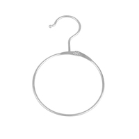 Porte-foulard rond en métal, écharpe, vente en gros,