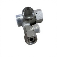 Raccord hydraulique droit sur mesure multi-spécifications en acier au carbone et acier inoxydable, adaptateur scellé