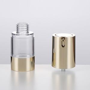 ขวดปั๊มสเปรย์โลชั่นแบบไม่มีอากาศ พลาสติกทรงกลม ขนาด 15 มล. 30 มล. 50 มล. รูปทรงตัวยู แบบกำหนดเอง - Product Image 3