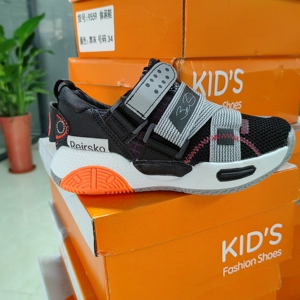Chaussures de <span class=keywords><strong>basket</strong></span>-ball pour garçons - Chaussures de sport respirantes en maille pour garçons, chaussures d'entraînement professionnelles pour enfants - Product Image 2