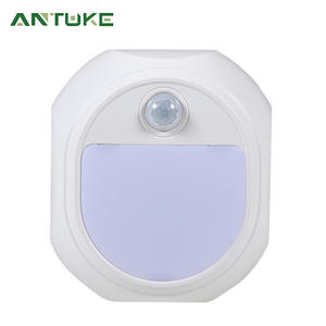 Antuke Motion Sensor Night <b>Light</b> Round Led <b>Battery</b> Operated For Bedroom Hallway Toilet Staircase Wardrobe Bookcase - Product Image 1