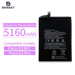 Batteria di ricambio ai polimeri di ioni di litio BN57 per MI <span class=keywords><strong>Poco</strong></span> <span class=keywords><strong>X3</strong></span> NFC po <span class=keywords><strong>X3</strong></span> <span class=keywords><strong>Pro</strong></span> 5160mAh 3.87V batteria del telefono <span class=keywords><strong>cellulare</strong></span> - Product Image 5