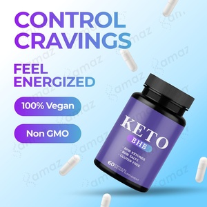 Amaz OEM vegan Keto bhb Diet capsules อาหารเสริมสมุนไพรพลังงานเผาผลาญไขมันผลิตภัณฑ์ Keto - Product Image 3
