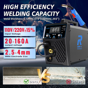 110V 220V 160A onduleur FLUX/MAG/MIG/<span class=keywords><strong>MMA</strong></span> soudeur maquina de soldar mig a gas <span class=keywords><strong>poste</strong></span> a souder mig sans gaz machine à souder 5 en 1 - Product Image 6