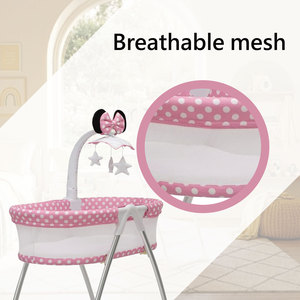 Berceau pour bébé à prix de gros avec tissu hypoallergénique, berceau pour bébé sur roulettes - Product Image 2