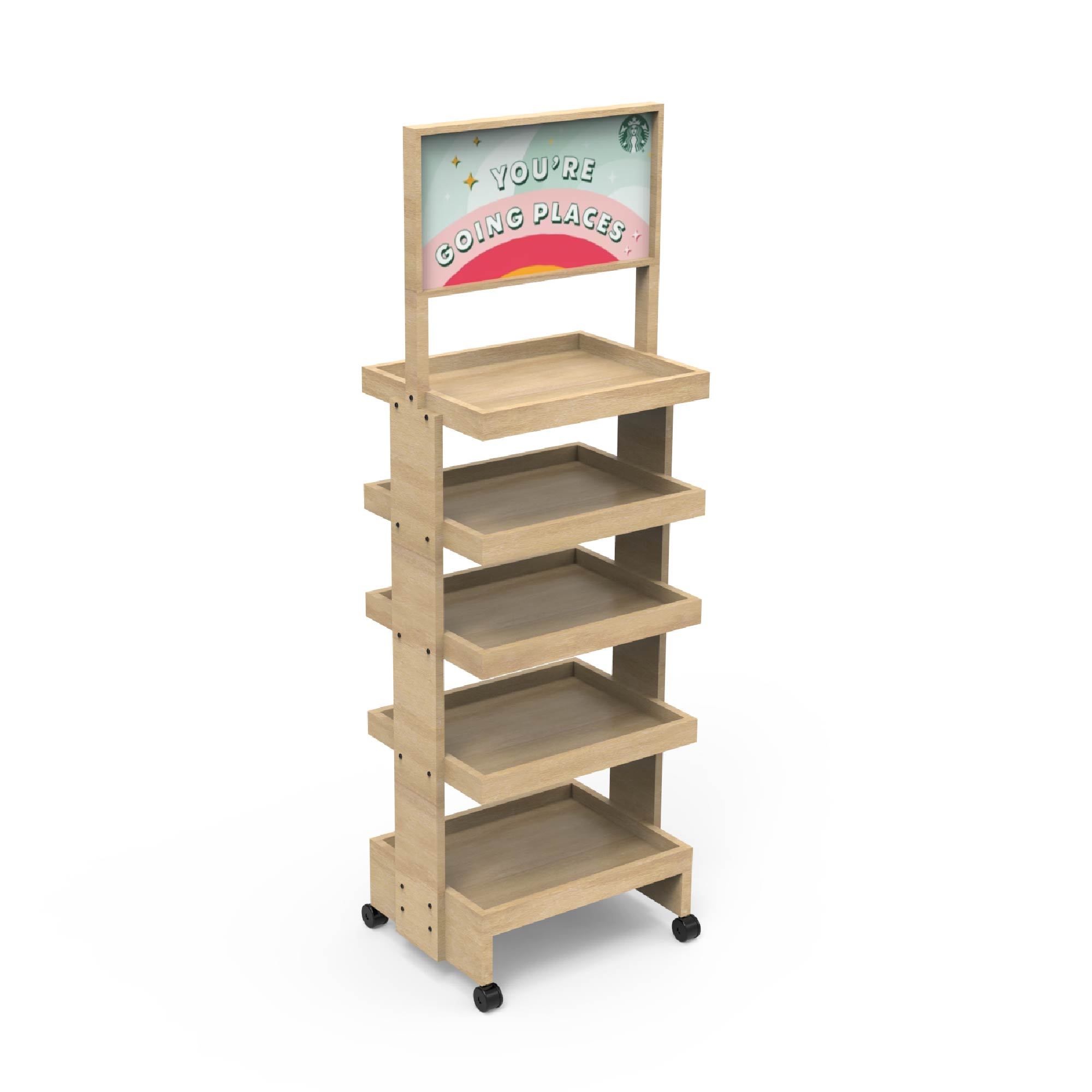 Special Wooden Display Cabinet for Shopping Malls and Supermarkets for Red Wine Bottles Display Rack — view 6