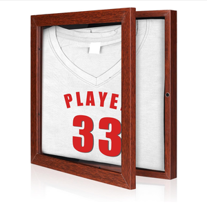 Wholesale Custom T <strong>Shirt</strong> Display <strong>Frame</strong> <strong>in</strong> Shadow Box <strong>Frame</strong> Wall Mount Picture <strong>Frames</strong> for <strong>Shirts</strong> Football Jerseys Memorabilia - Product Image 1