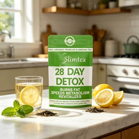 Thé Détox Minceur Post-partum 28 Jours MWTEA – Nettoyage Herbal, Perte de Poids, Sans Sucre – Marque Privée OEM ODM Vente en Gros