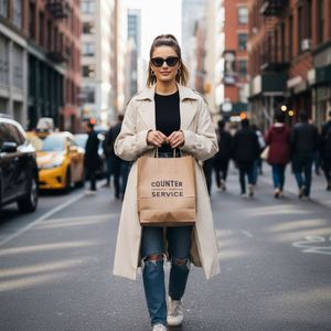 Bolsas de Papel Kraft Reciclables Personalizadas al por Mayor de Fábrica, con Asas, Embalaje Ecológico, Impresión de Logotipo Personalizado para Negocios - Product Image 3