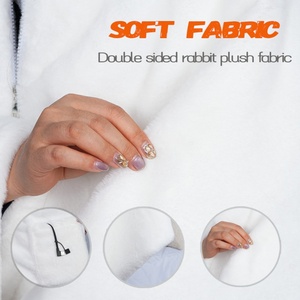 Graphene Far-Infrared <b>Usb</b> Charge Electric <b>Heating</b> Shawl Blanet Portable Soft Portable Rabbit Plush Blanket - Product Image 3