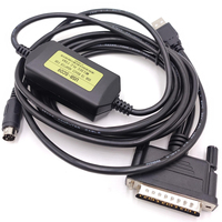 Cable de Programación PLC USB-SC09 Compatible con la Serie FX a, Cable de Comunicación para Descarga de Datos